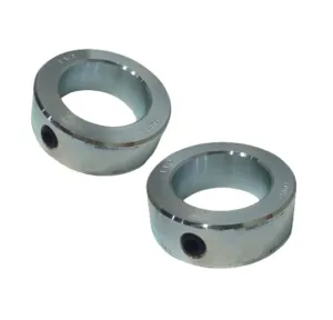1 9/16" Solid Shaft Collar Zinc with Set Screw