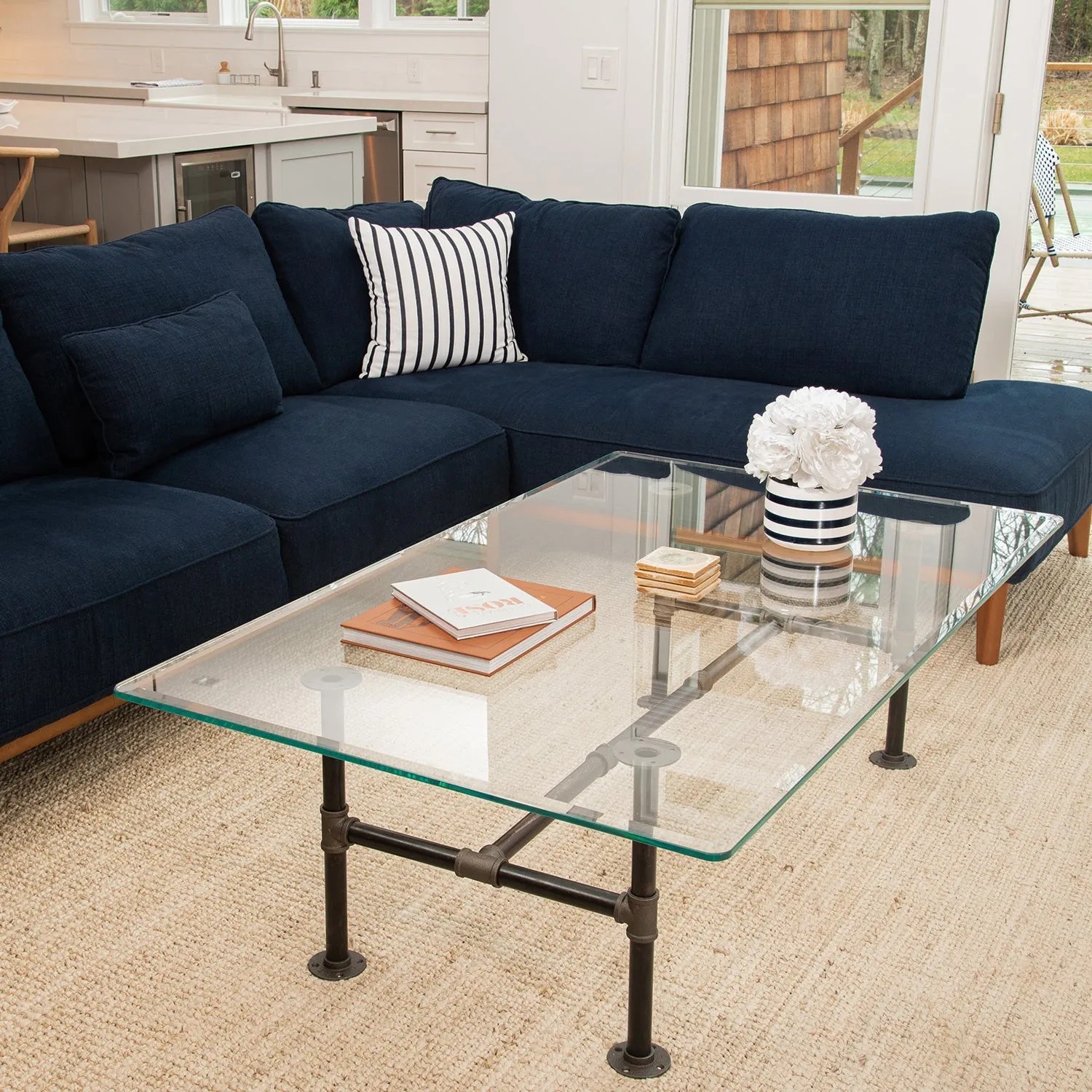 14" x 24" Rectangle Glass Table Tops