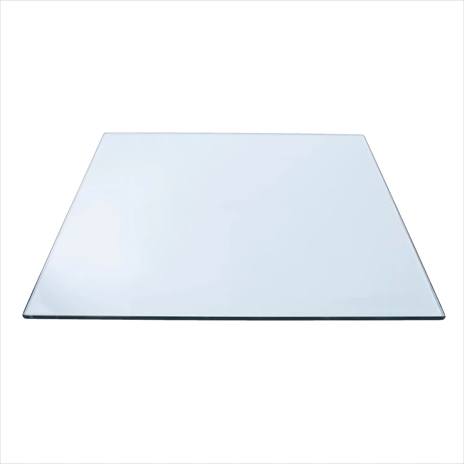 28" Square Clear Glass Table Tops