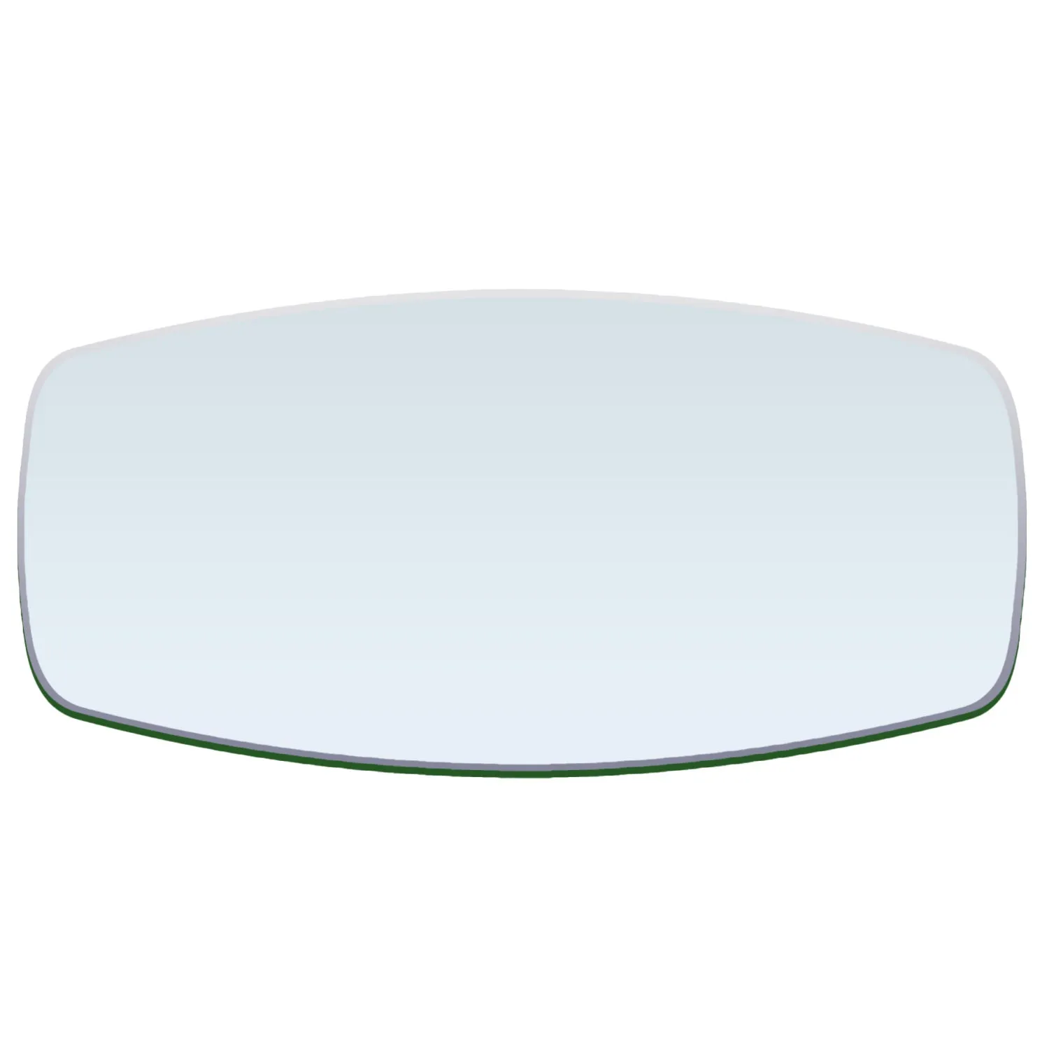 42" x 72" Boat Shape Glass Table Tops