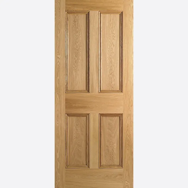 4P Un-finished Oak Door Set
