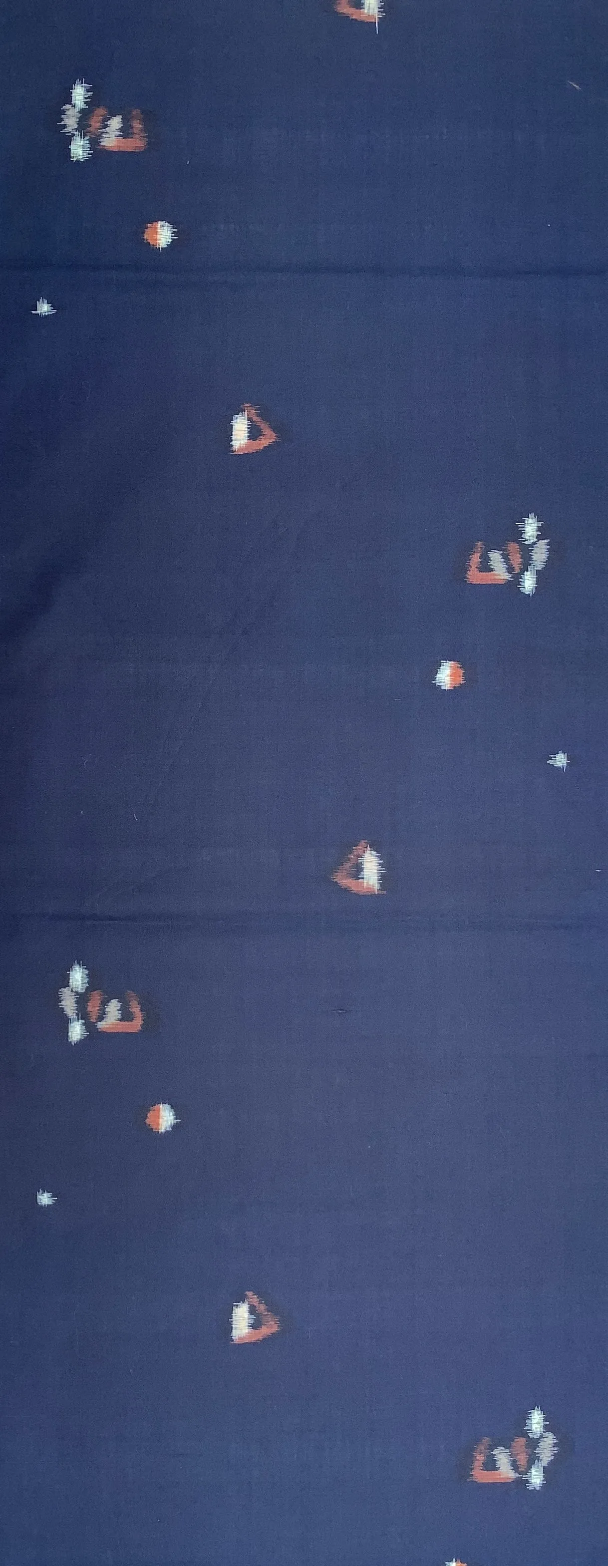 7575:1950s Japanese Meisen Silk 55 in. Piece Deadstock, Abstract