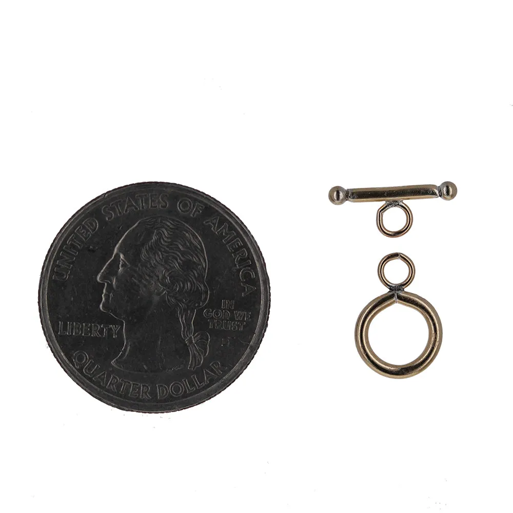 9mm Gold Filled Toggle Set