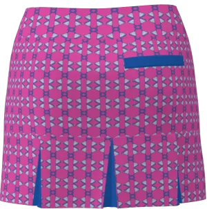AB SPORT Women's Martini Print Back Pleat Golf Skirt - MART4J