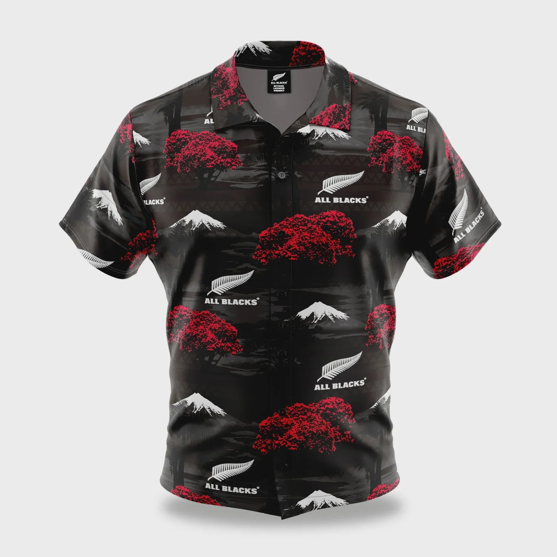 All Blacks Pohutukawa Hawaiian Shirt