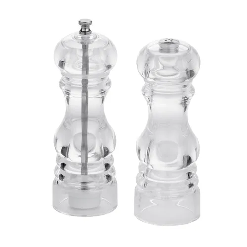 American Metalcraft PMSA62 Salt / Pepper Shaker & Mill Set