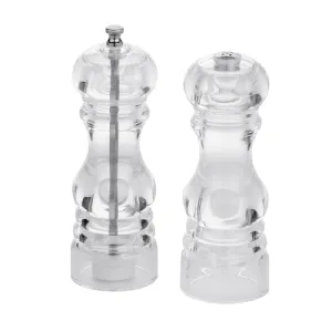 American Metalcraft PMSA62 Salt / Pepper Shaker & Mill Set