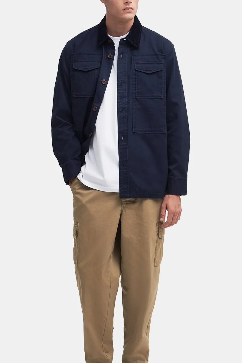 Barbour Faulkner Navy Overshirt: Enhanced Style & Comfort