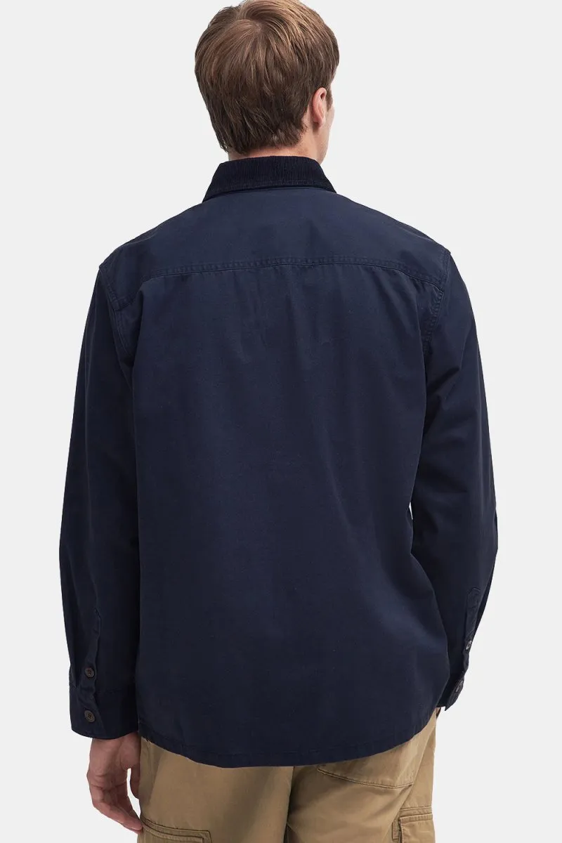 Barbour Faulkner Navy Overshirt: Enhanced Style & Comfort