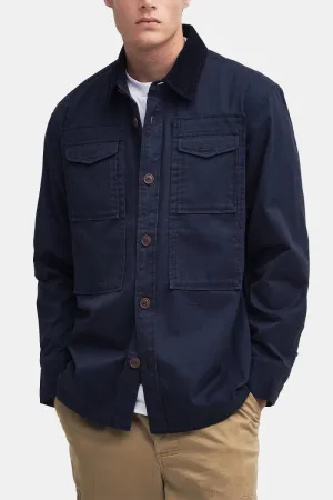 Barbour Faulkner Navy Overshirt: Enhanced Style & Comfort