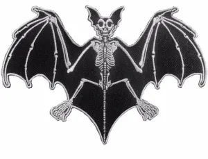 Bat Skelli Bones Patch Large
