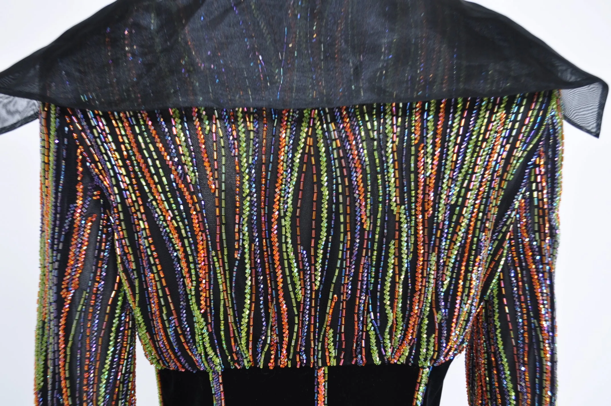 Beaded Corset blouse by Barbara Schwarzer