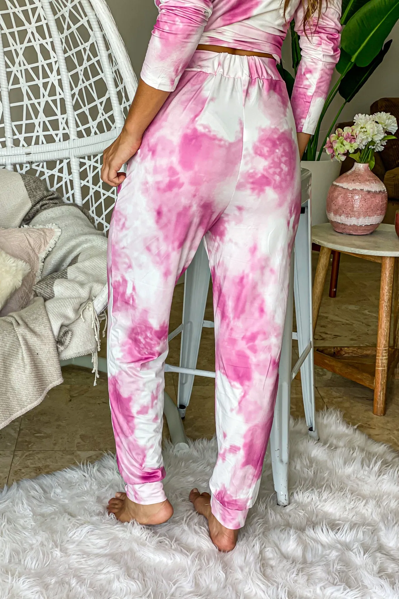 Berry Tie Dye Pants