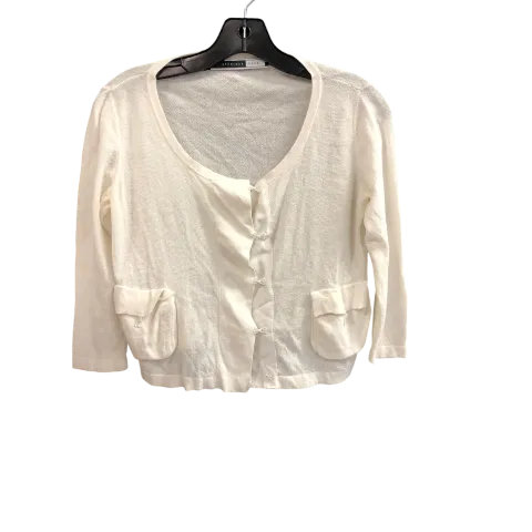 Cardigan By Cmc In White, Size: M