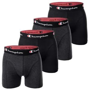 Champion Authentic Athletic Apparel Boxer Briefs, Grey/Black