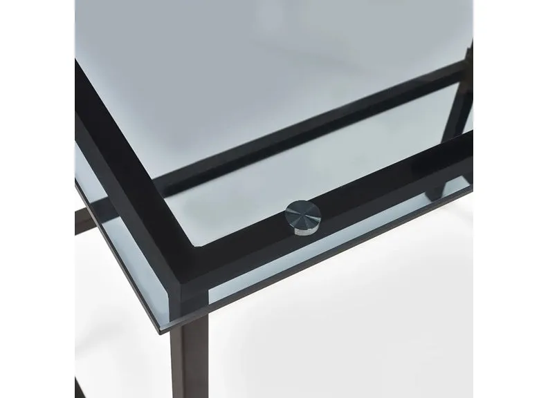 Chicago Smoked Glass Desk
