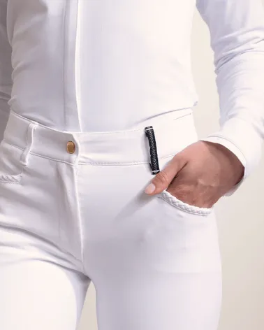 Dada Sport - Giovani Classic - Riding pants  White - ALL SALES FINAL