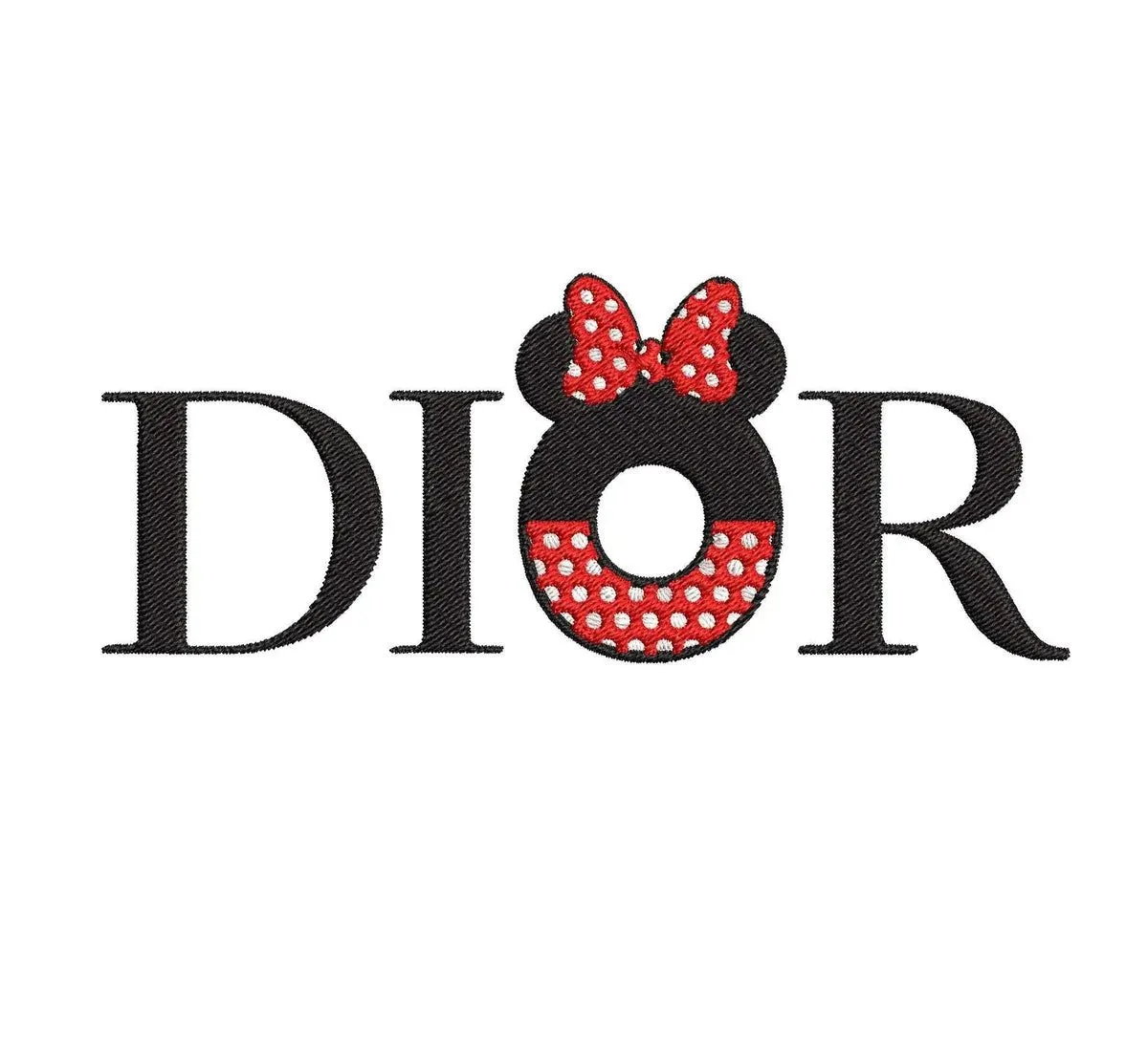 Dior Minnie Letter - Embroidery Design