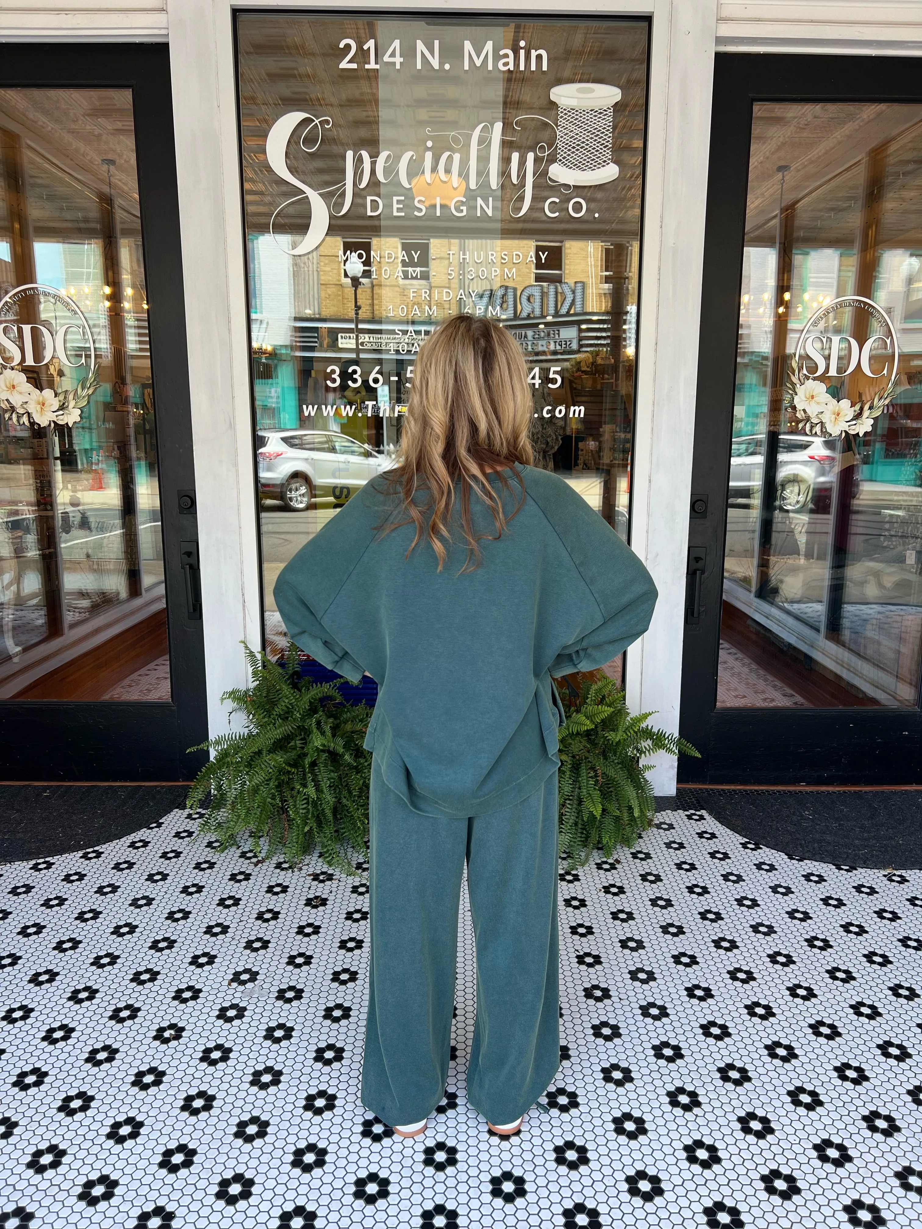 Do Not Disturb Set {Pants} - Teal Green
