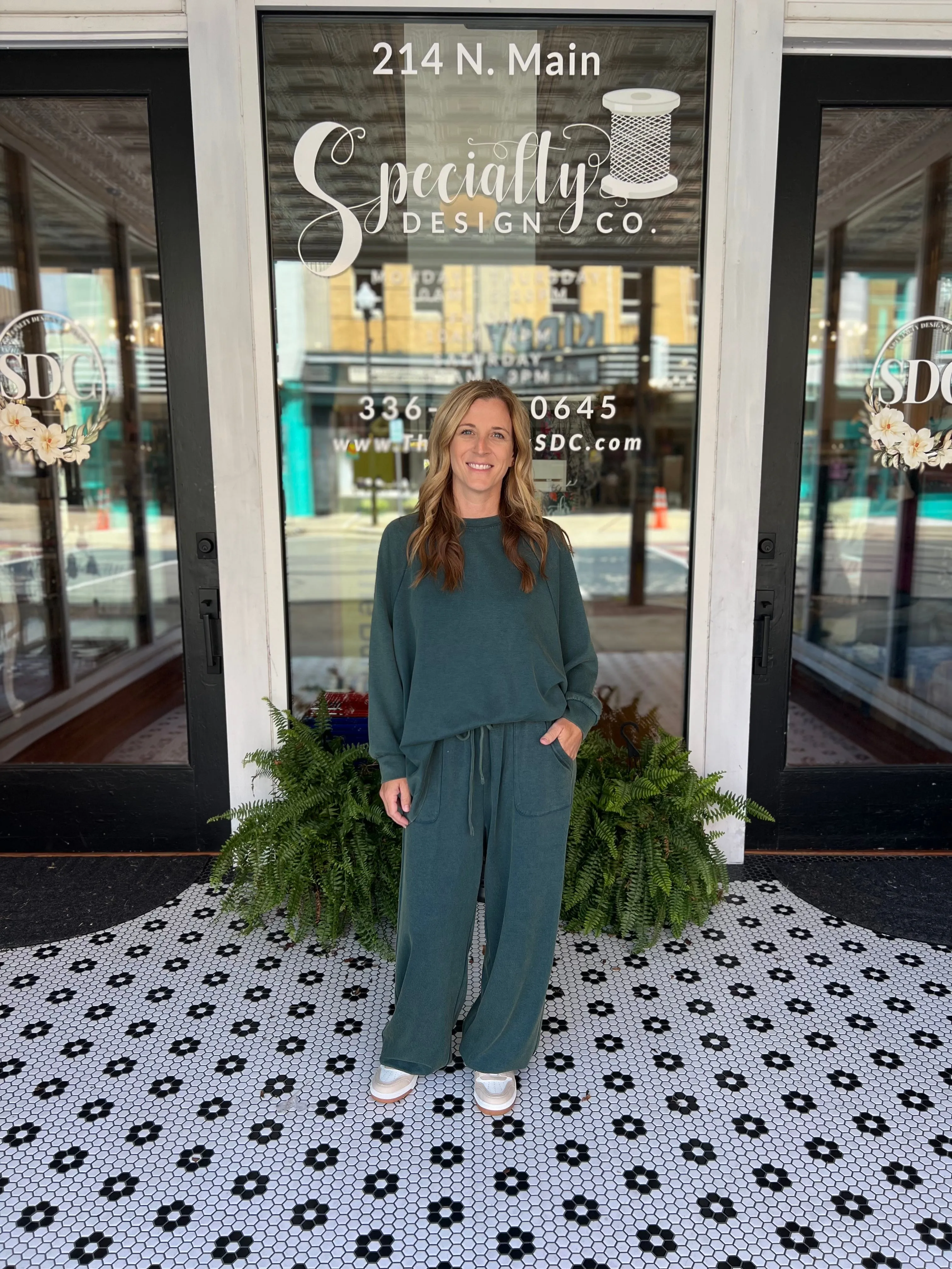 Do Not Disturb Set {Pants} - Teal Green