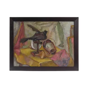 E. Hecht <br />Still Life with Bird