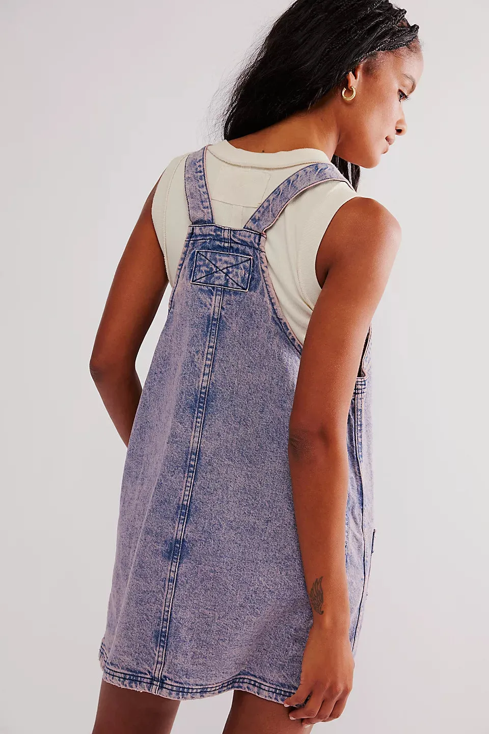 Free People We The Free Overall Smock Mini Top - Pinkdreamswash