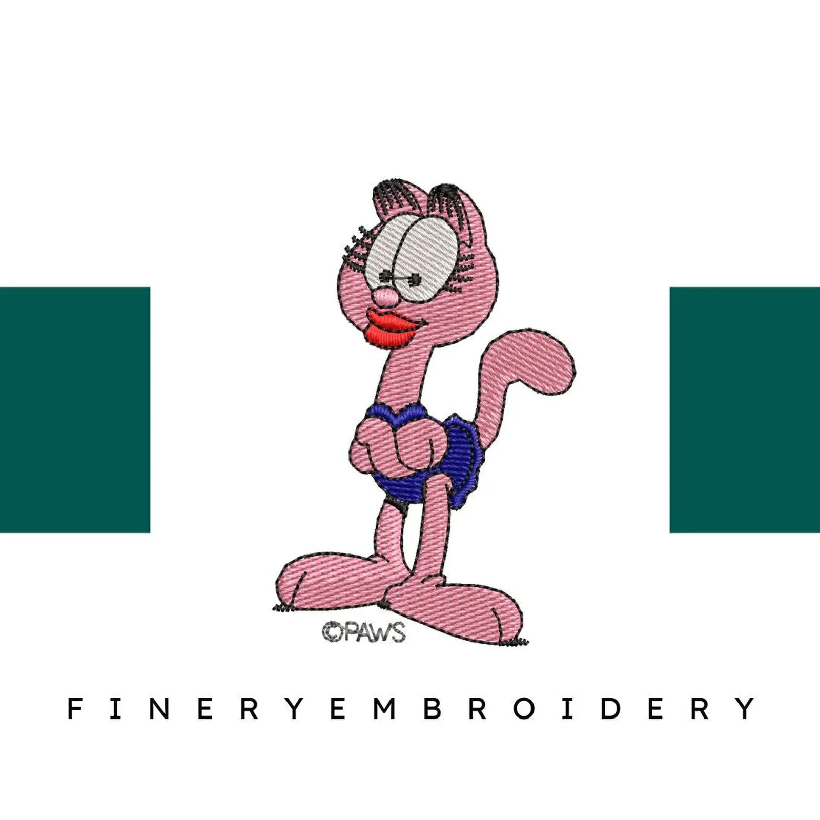Garfield 44 - Embroidery Design