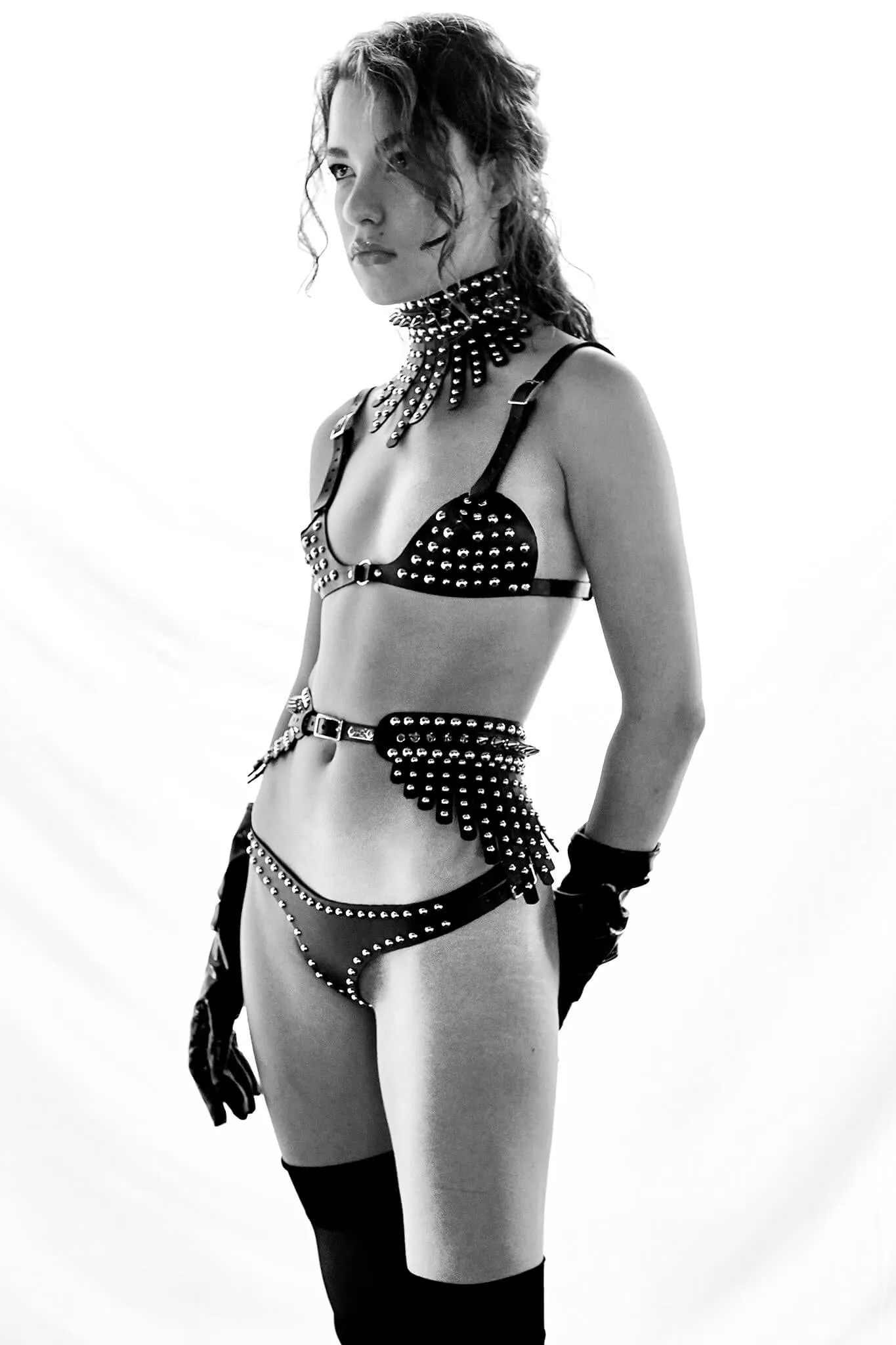 Hendrix Leather Bra