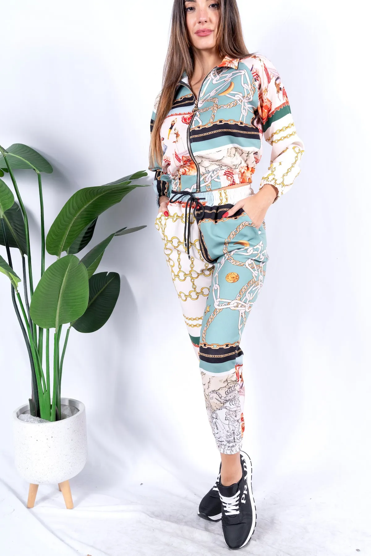 I TOO Abstract VSC Print Sport Set