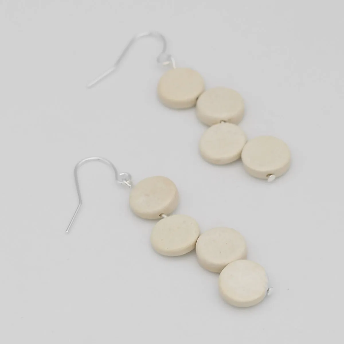 Elegant Ivory Eva Dangle Earrings for a Stunning Look