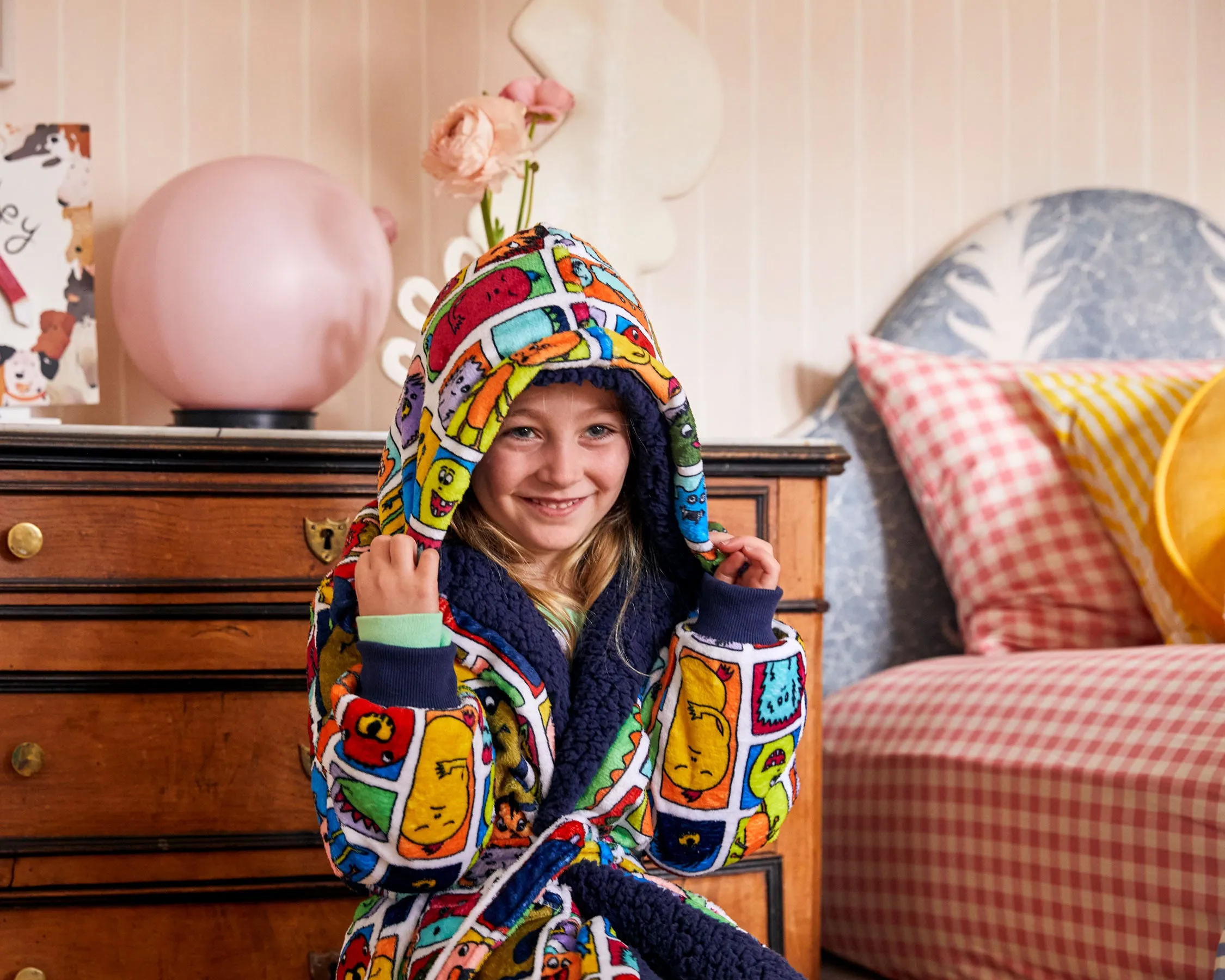 Kip & Co Monster Mash Kuddle Kids Robe