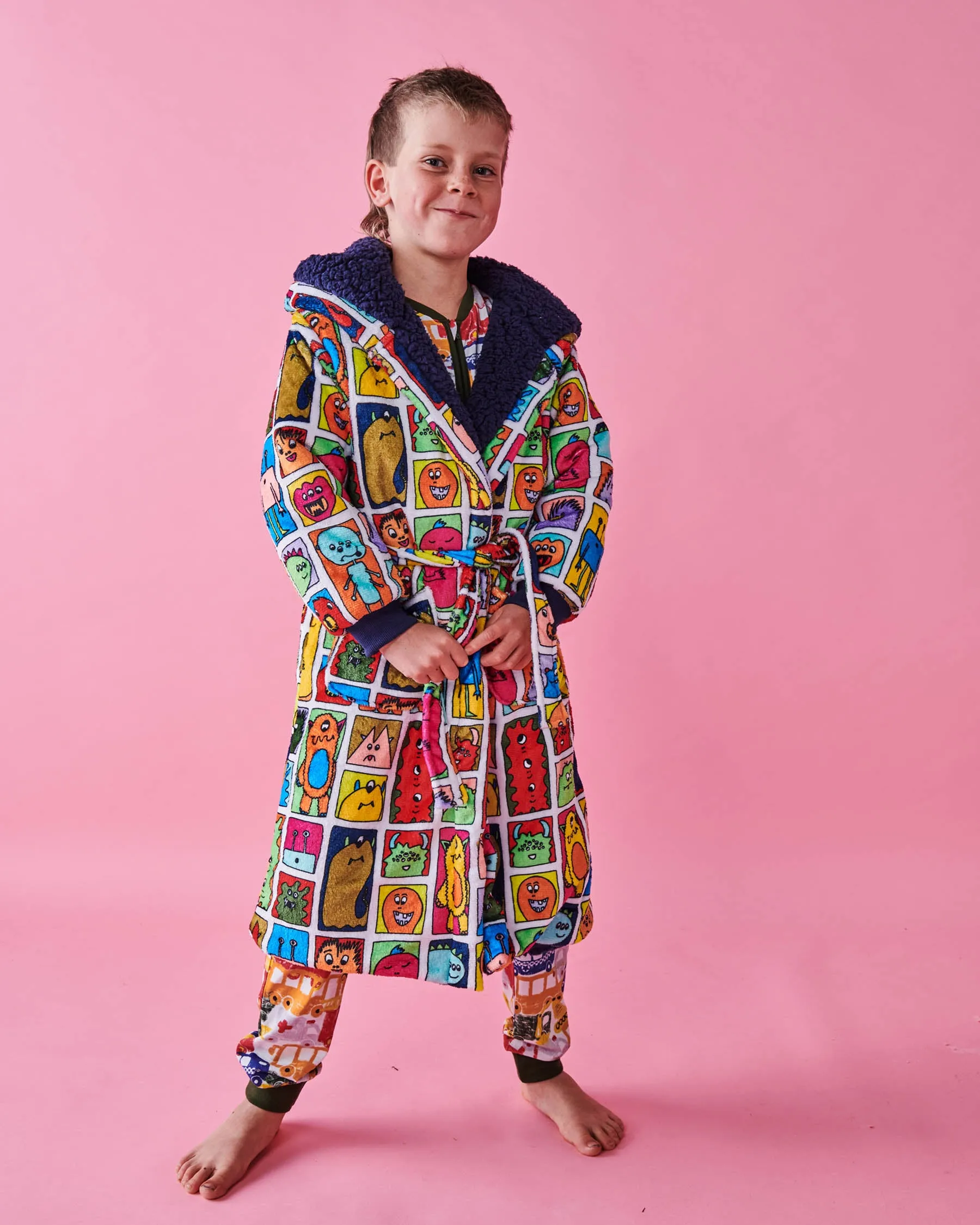 Kip & Co Monster Mash Kuddle Kids Robe