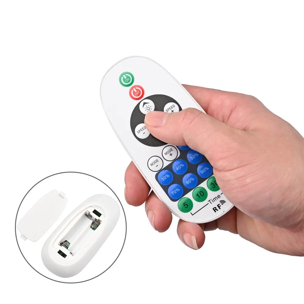 LED Light RF Remote & Controller for Flex Neon Lights Warm White