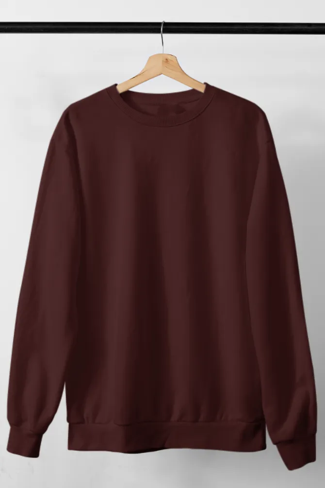 Maroon Sweatshirt for women