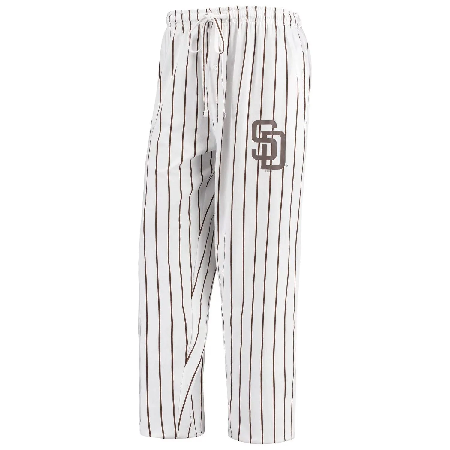 Men's Concepts Sport White Pinstripe San Diego Padres Vigor Pants
