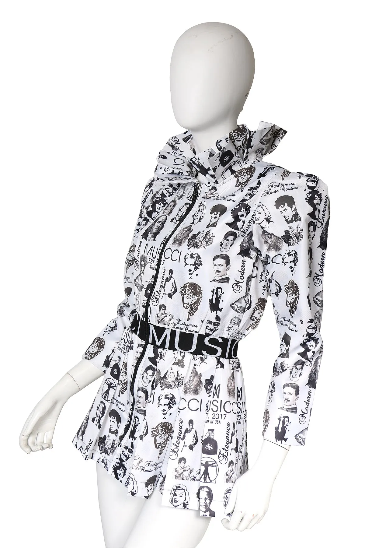 Musicci BW structured dress V