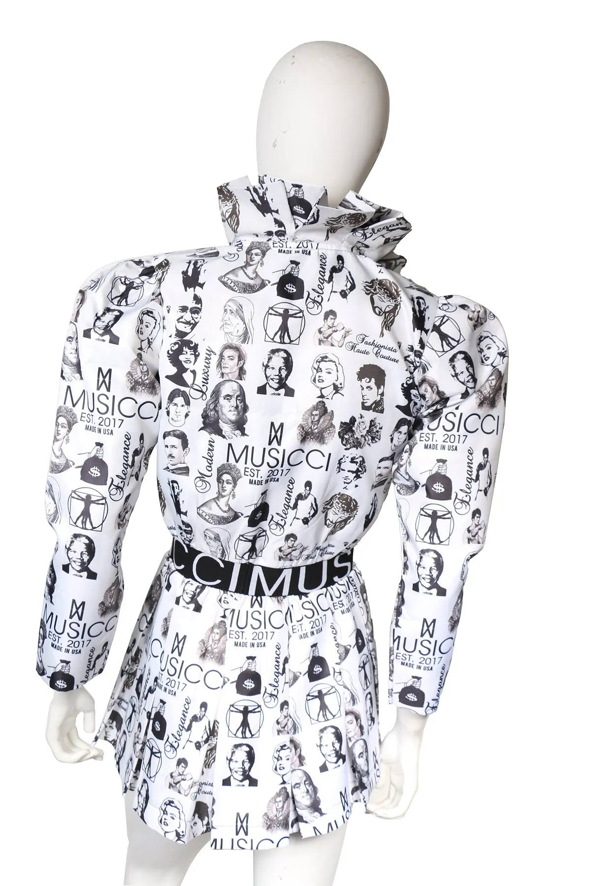 Musicci BW structured dress V