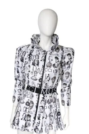 Musicci BW structured dress V