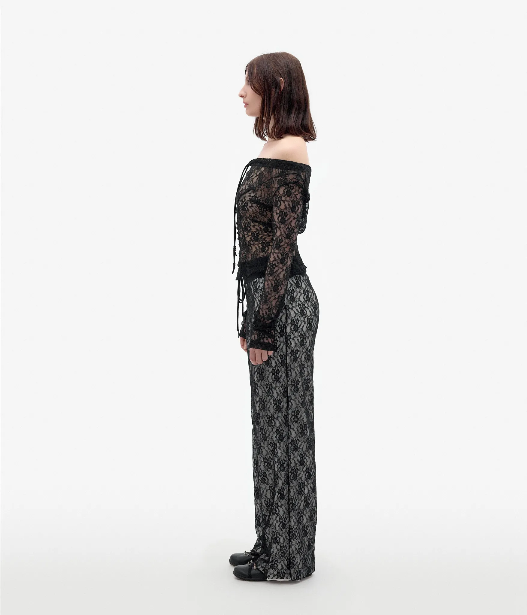 My Ex-BF is going to be there long sleeve Lace Top