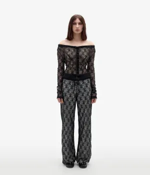 My Ex-BF is going to be there long sleeve Lace Top