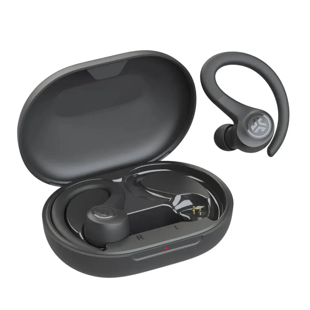 New - JLab Go Air Sport True Wireless Bluetooth Headphones - Gray
