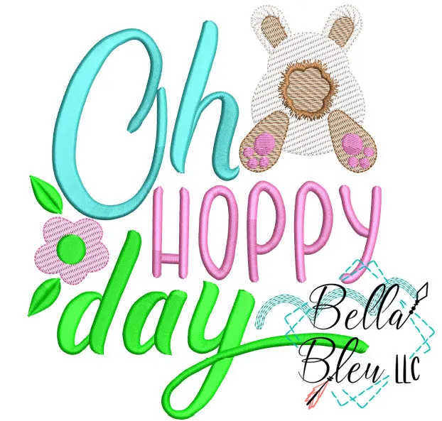 Oh Hoppy Day Bunny Sketchy Easter