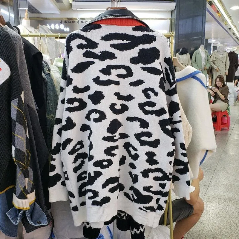 Orange Cheetah Joint Vintage Jacket