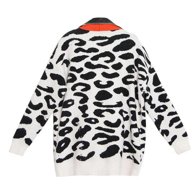 Orange Cheetah Joint Vintage Jacket