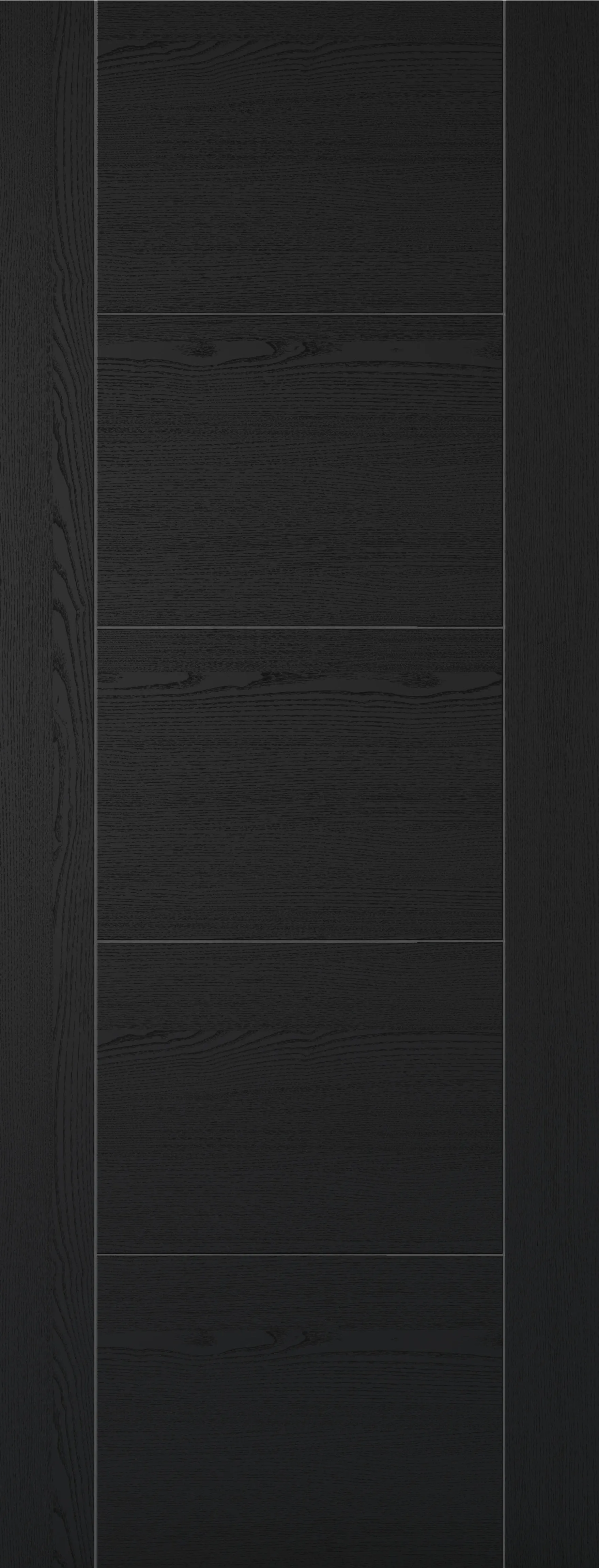 Pre-Assembled Black Ash Laminated Pre-finished Vancouver 5P Door Set