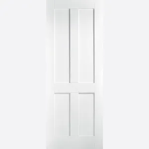 Pre-Assembled White Primed London 4P Door Set