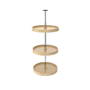 Rev-A-Shelf / 3073-18-15-536 / Value Line Polymer Full-Circle 3-Shelf Lazy Susans for 39" to 42" H Corner Wall Cabinets