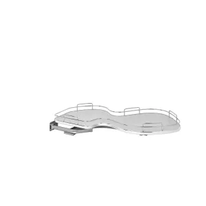 Rev-A-Shelf / 5371-18-GR-L / Contemporary Cloud Blind Corner Organizer for Blind Right Cabinet