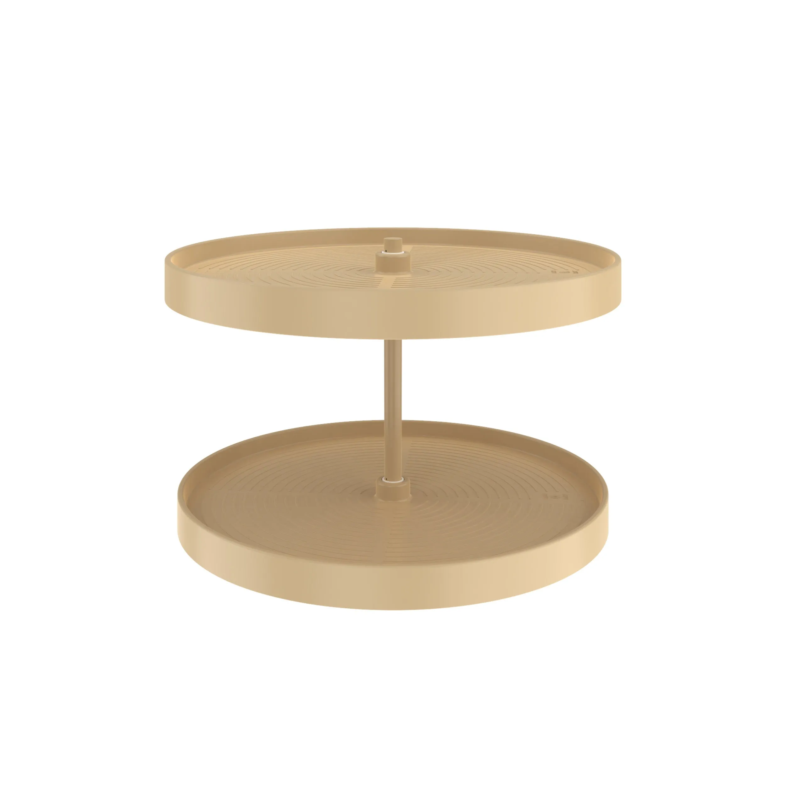 Rev-A-Shelf / LD-2062-24BM-15-1 / Lazy Daisy Polymer Full Circle 2-Shelf Lazy Susan w/Bottom-Mount Hardware for Corner Wall Cabinets