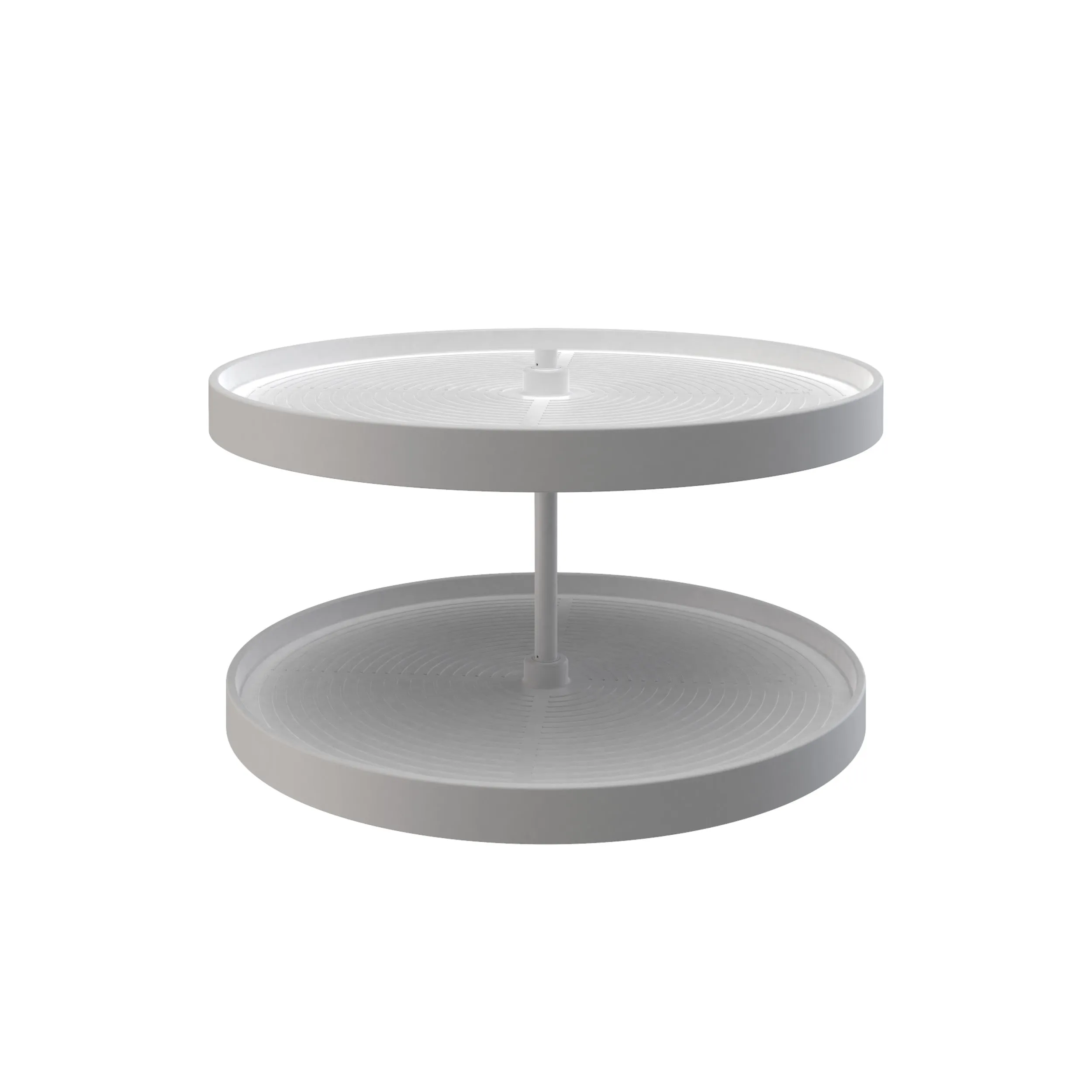 Rev-A-Shelf / LD-2062-28BM-11-1 / Polymer Full-Circle 2-Shelf Lazy Susan w/Bottom Mount Hardware for Corner Base Cabinets